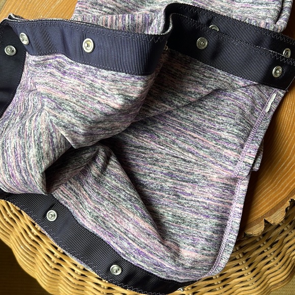 Lululemon Vinyasa Scarf, One Size, Heather Purple, Pink, Black, Purple Grosgrain - Picture 8 of 8